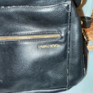 Fawn Design Black Leather Bag